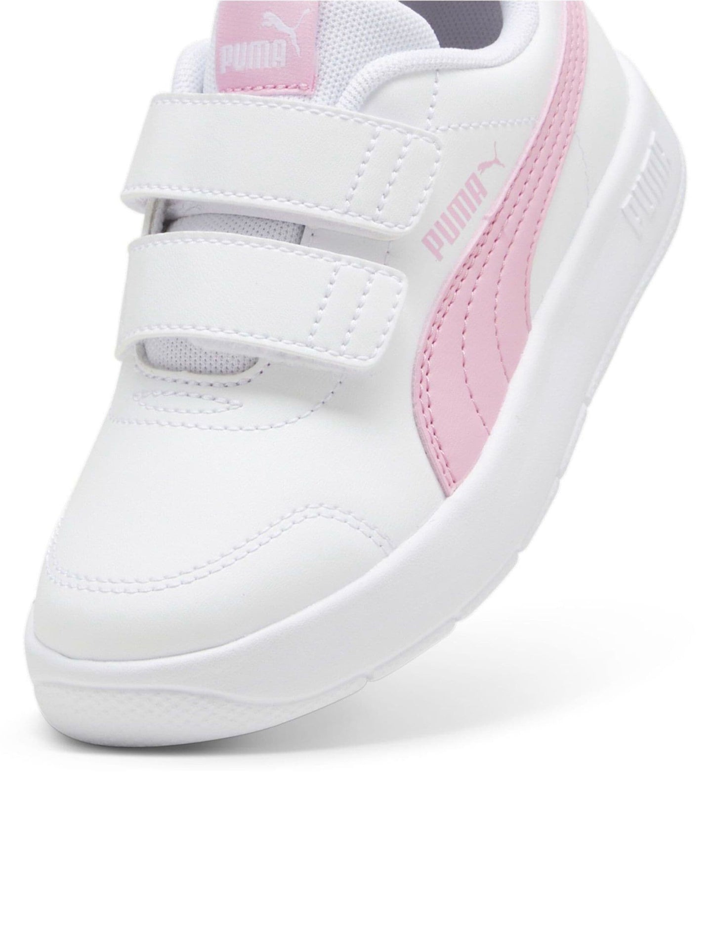 Puma White Courtflex V3 V Ps image 5