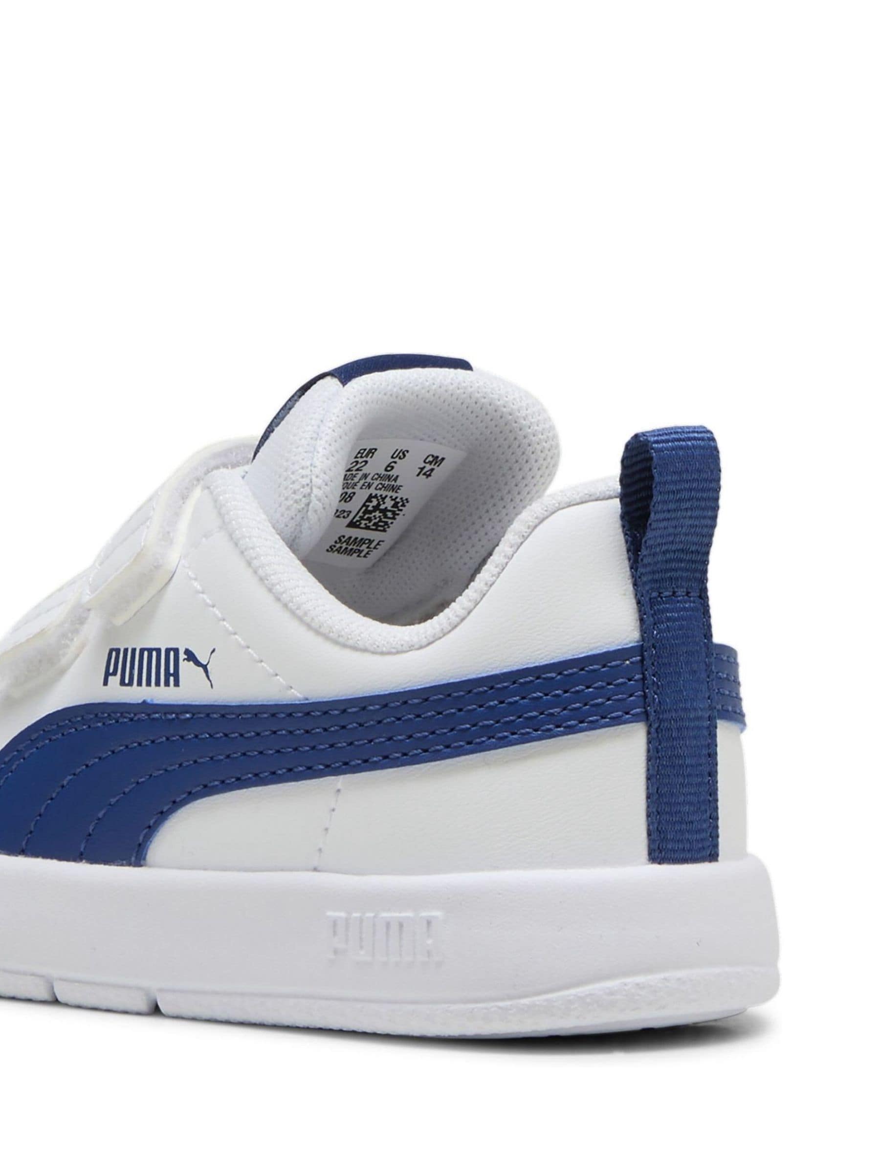 Puma White Off Courtflex V3 Baby Unisex Sneakers image 5
