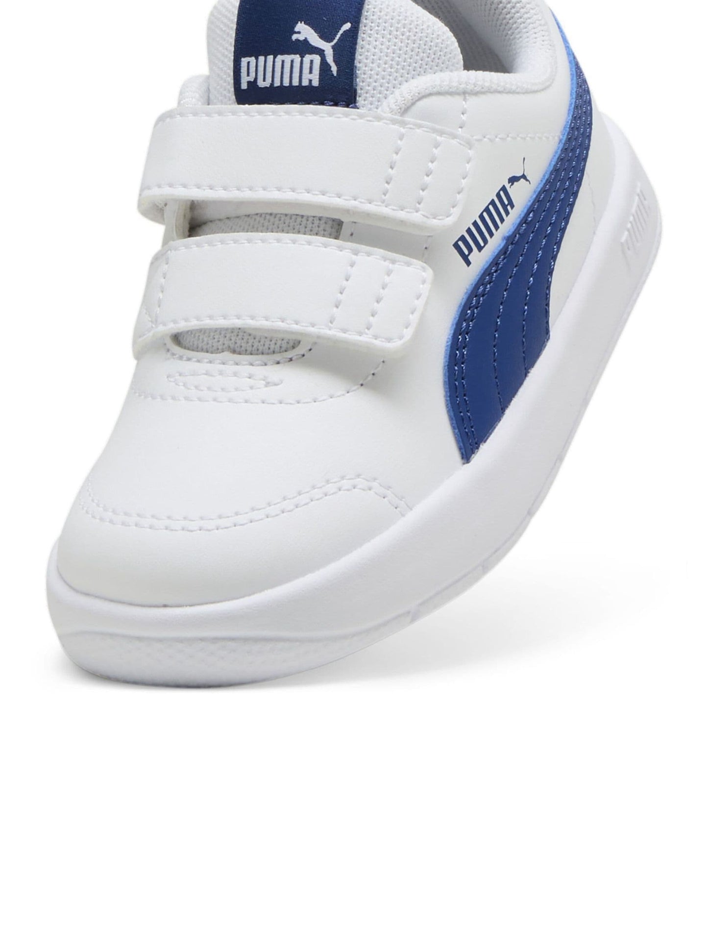 Puma White Off Courtflex V3 Baby Unisex Sneakers image 6