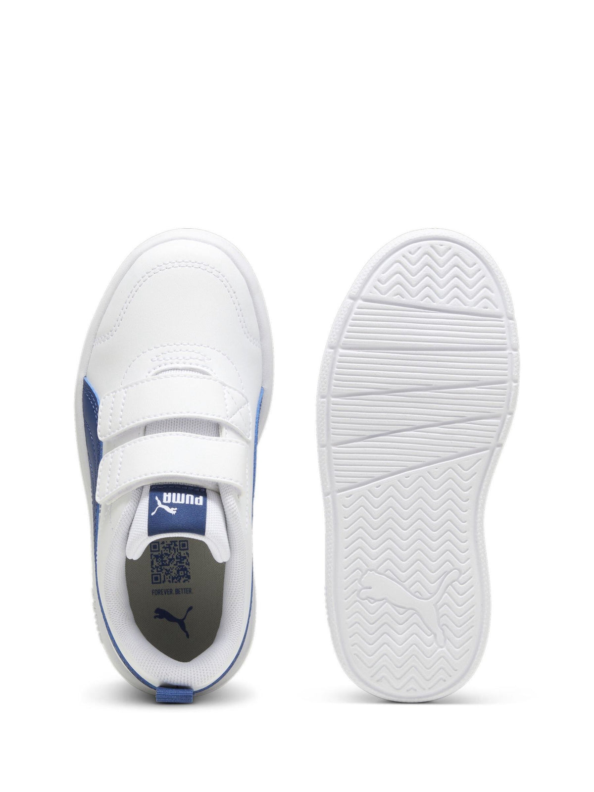 Puma White cream Courtflex V3 Sneakers image 5