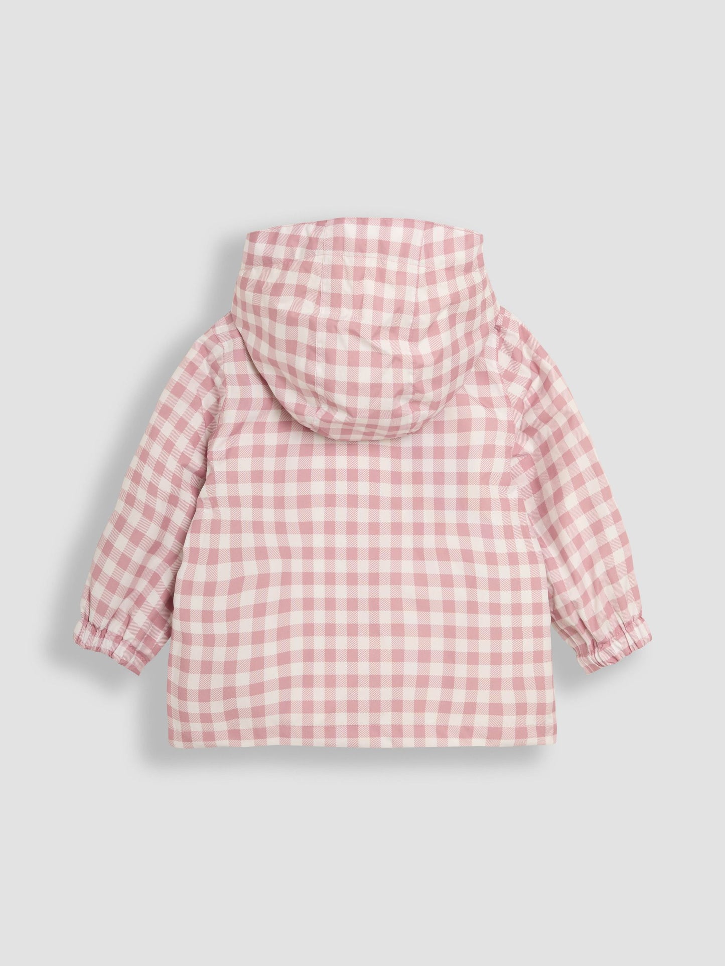 Dsiney Kidz - JoJo Maman Bébé Pink Gingham Hooded Jacket image 2