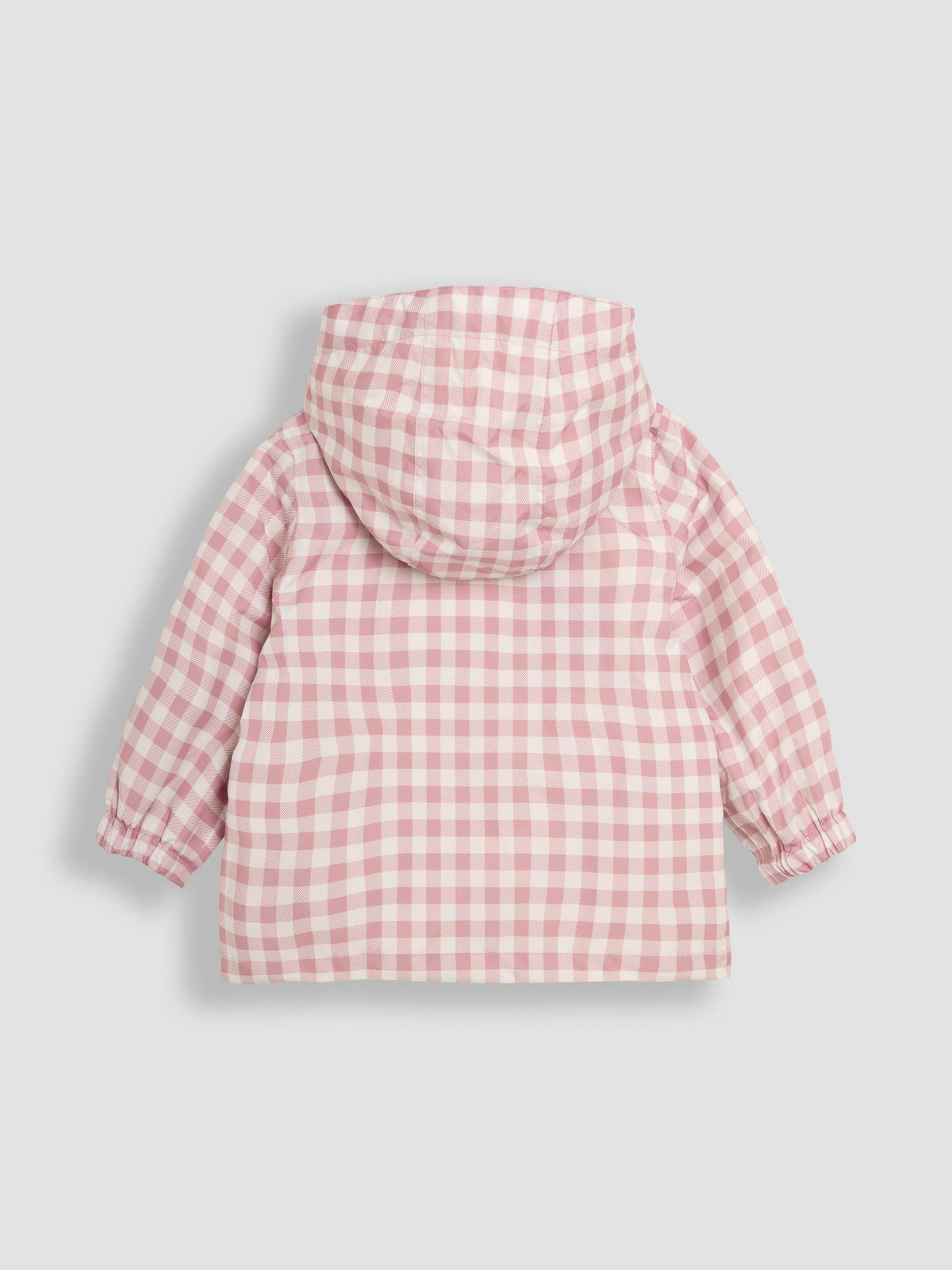 Dsiney Kidz - JoJo Maman Bébé Pink Gingham Hooded Jacket image 2