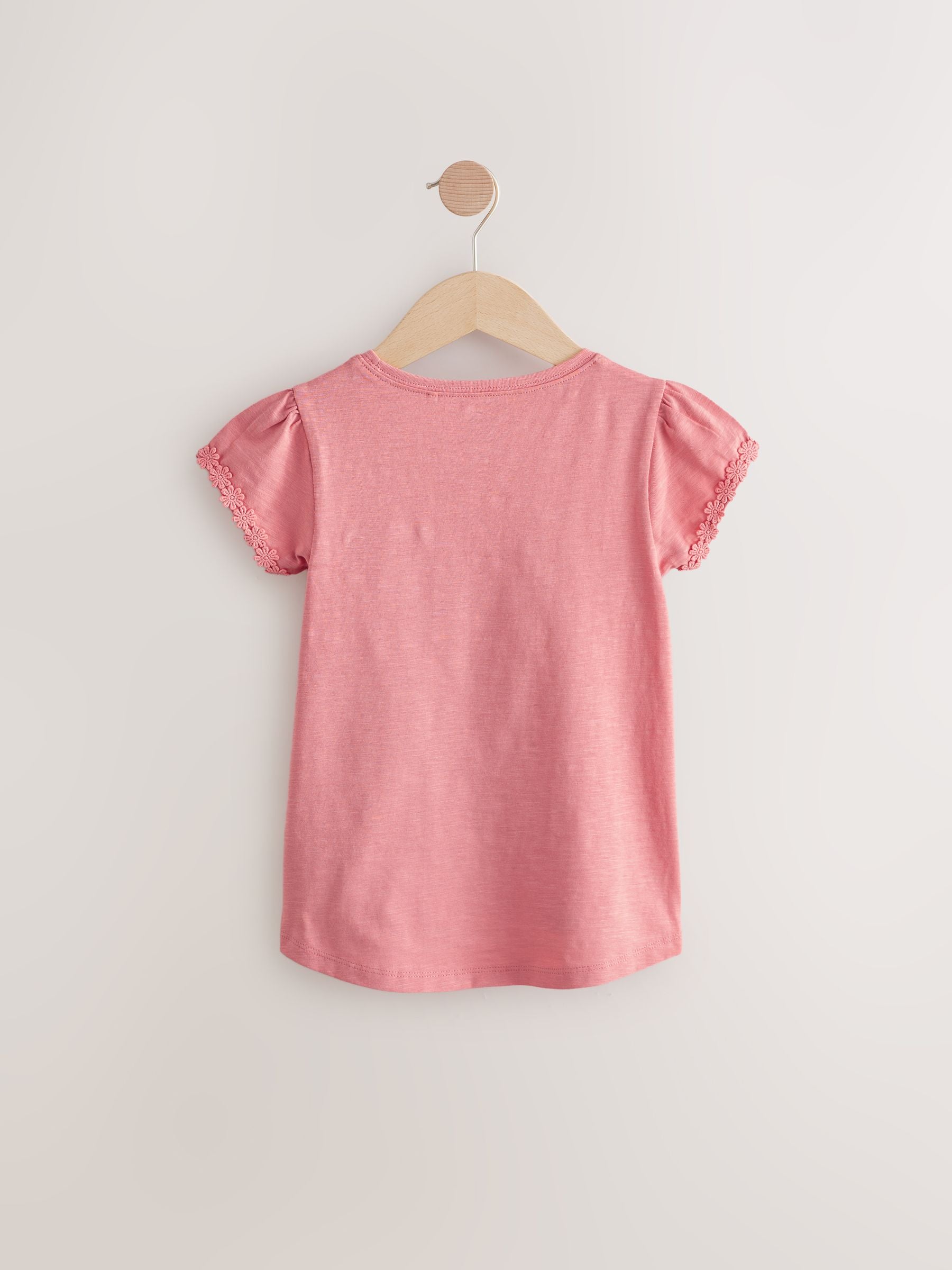 Dsiney Kidz - Blue/Pink/White Daisy Trim T-Shirts 3 Pack (12mths-16yrs) image 8