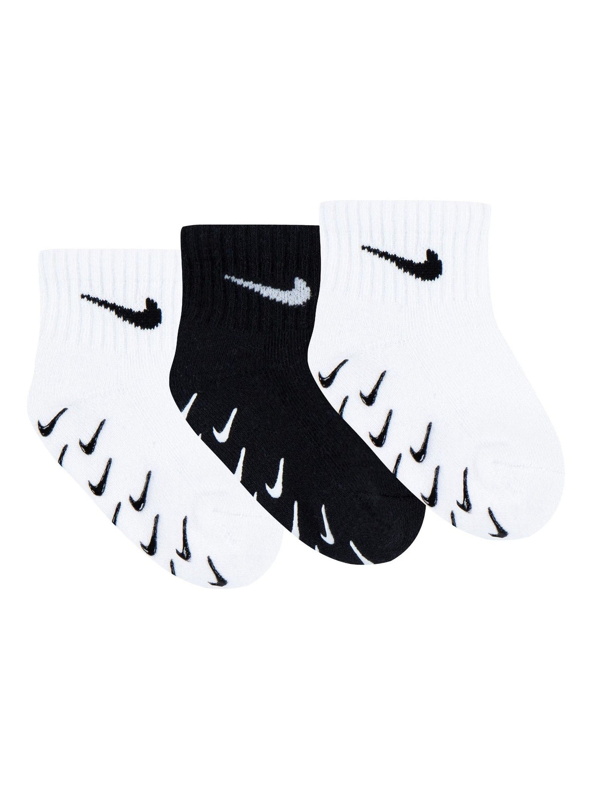 Nike White Infant Gripper Socks 3 Pack - image 1