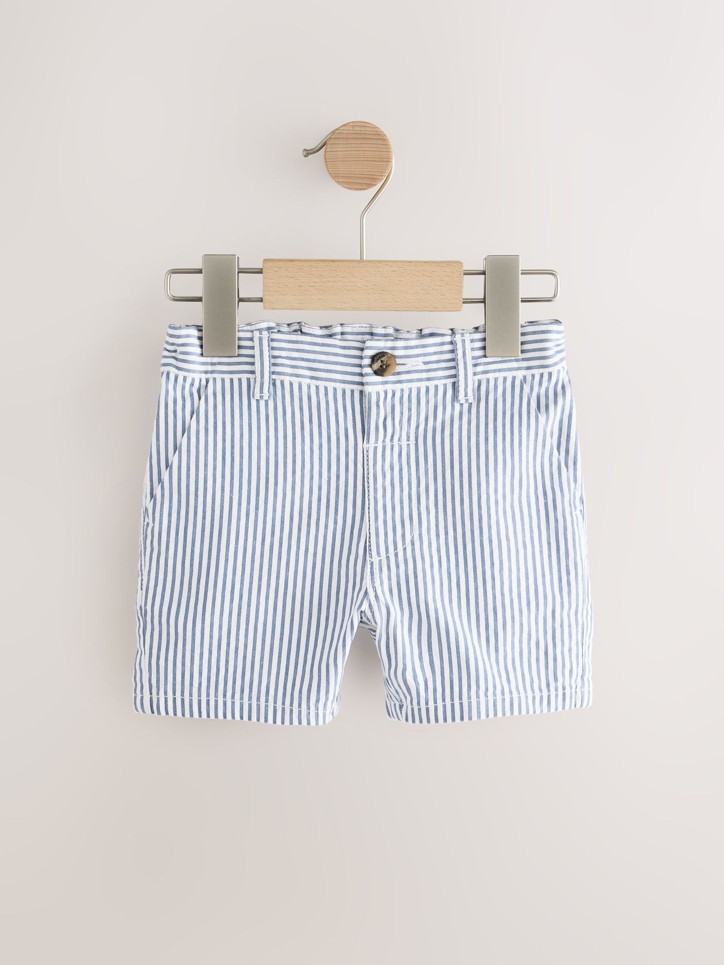 Dsiney Kidz - Navy/Stone/Ticking Stripe Chinos Shorts 3 Pack (3mths-7yrs) image 3