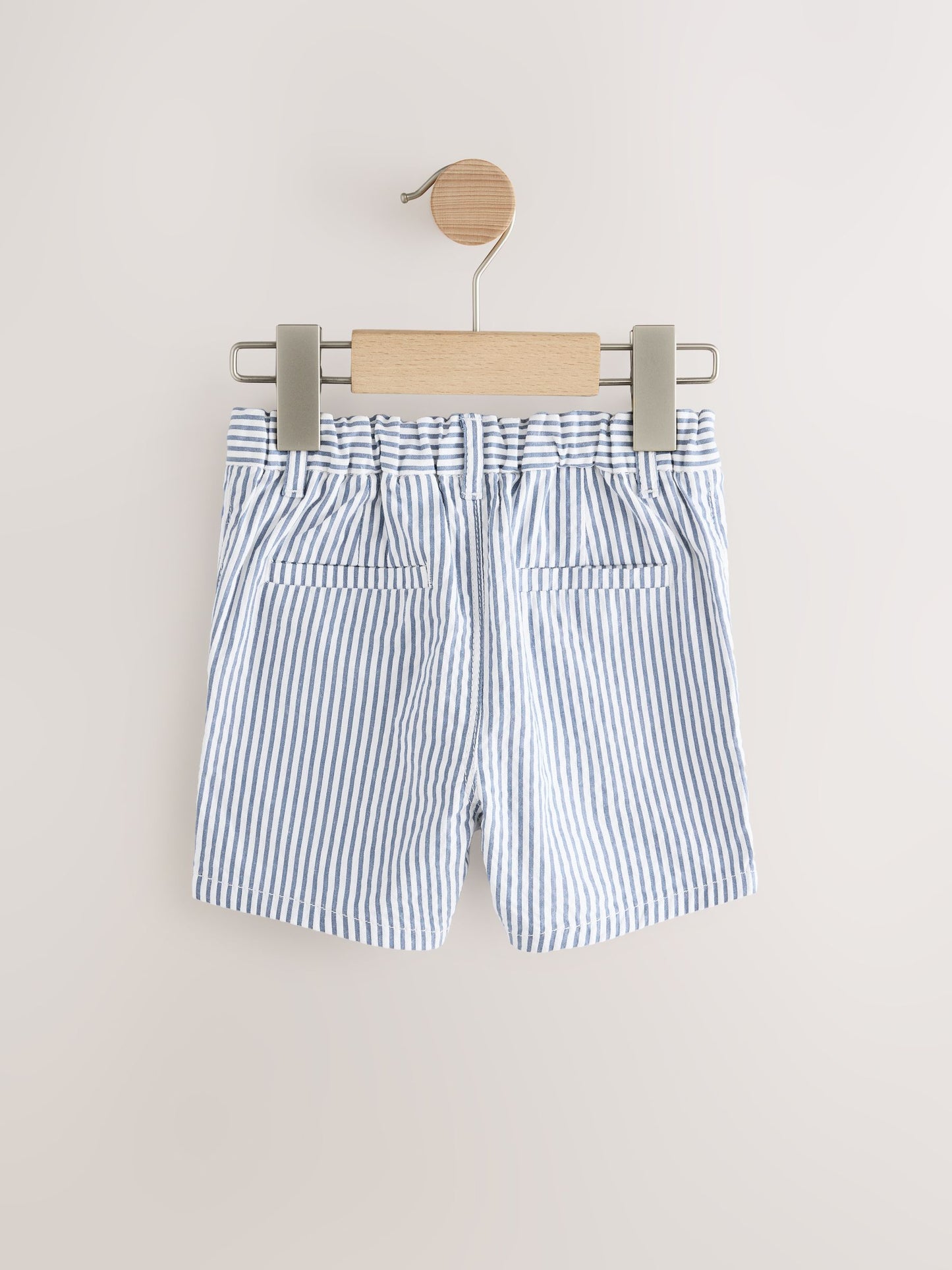 Dsiney Kidz - Navy/Stone/Ticking Stripe Chinos Shorts 3 Pack (3mths-7yrs) image 4