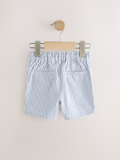 Dsiney Kidz - Navy/Stone/Ticking Stripe Chinos Shorts 3 Pack (3mths-7yrs) image 4