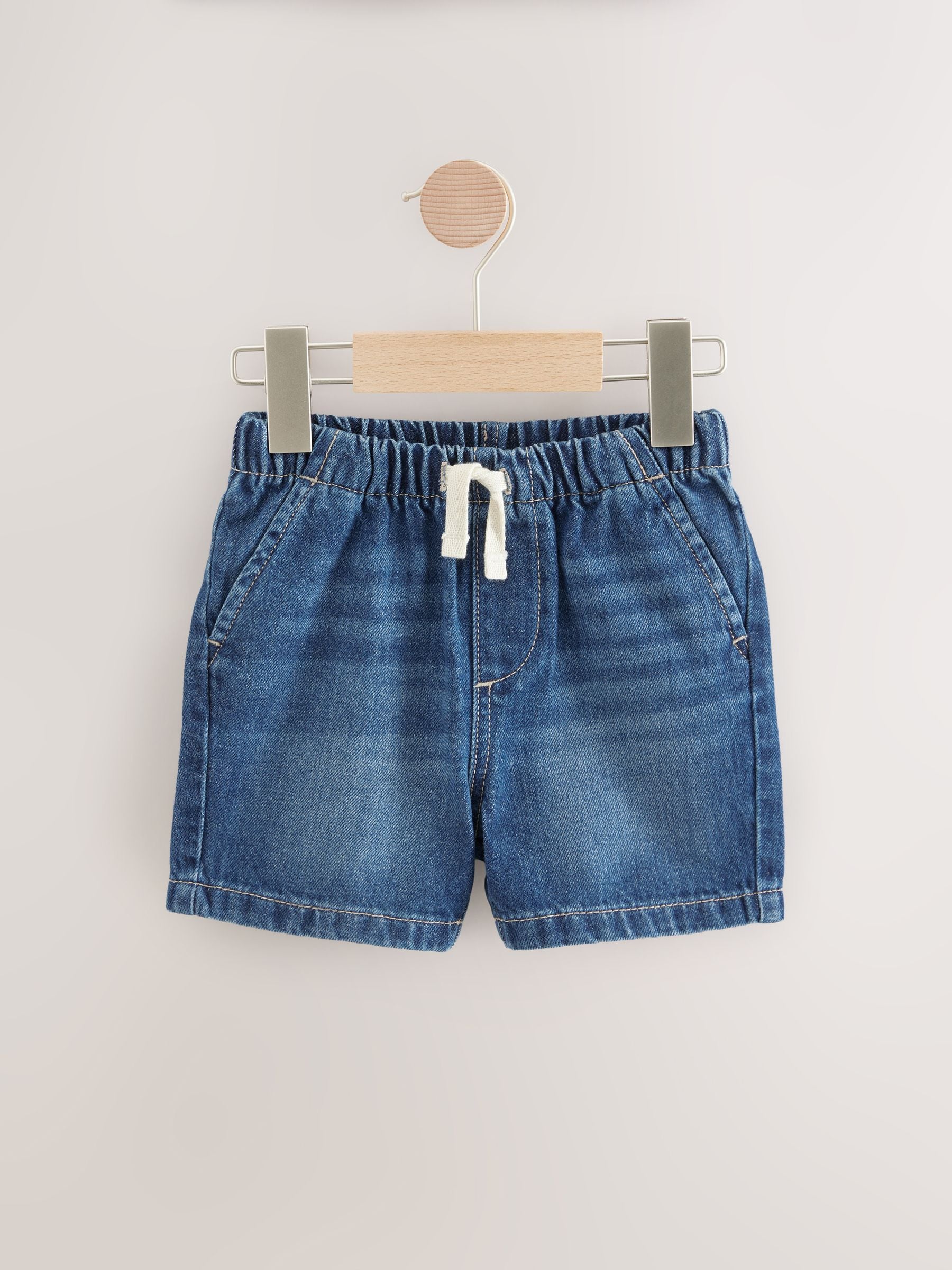 Dsiney Kidz - Dark Blue Pull On Loose Denim Shorts (3mths-7yrs) image 1