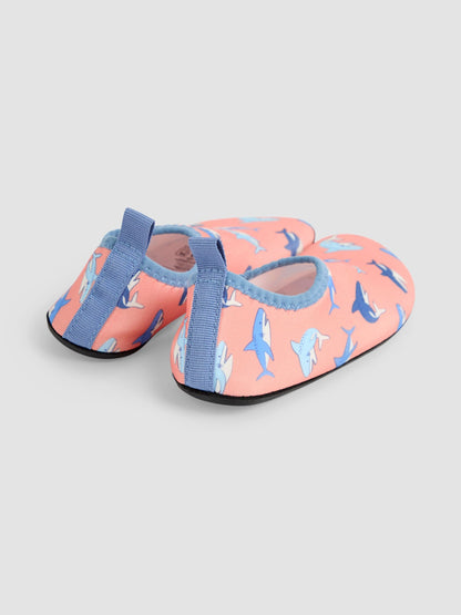JoJo Maman Bébé Orange Shark Water Shoes image 2