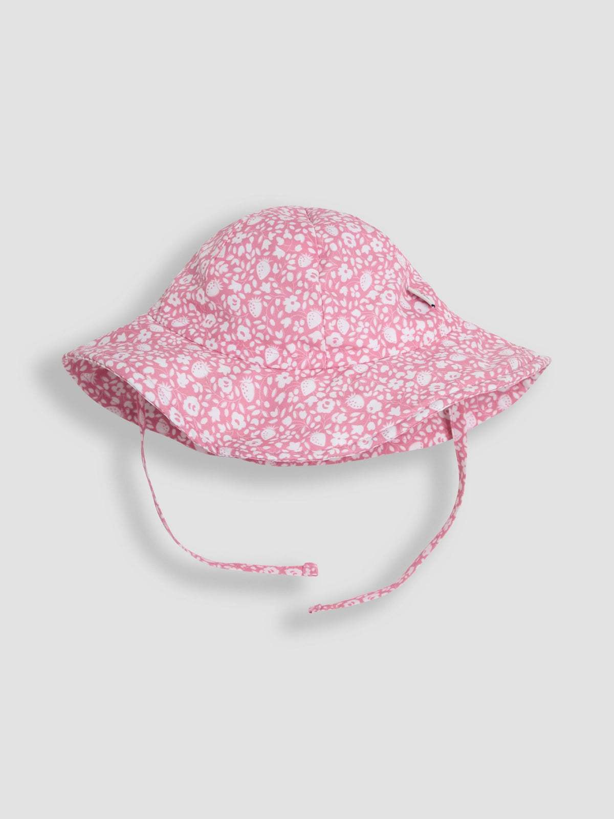 JoJo Maman Bébé Floral Strawberry Floppy Swim Hat image 2
