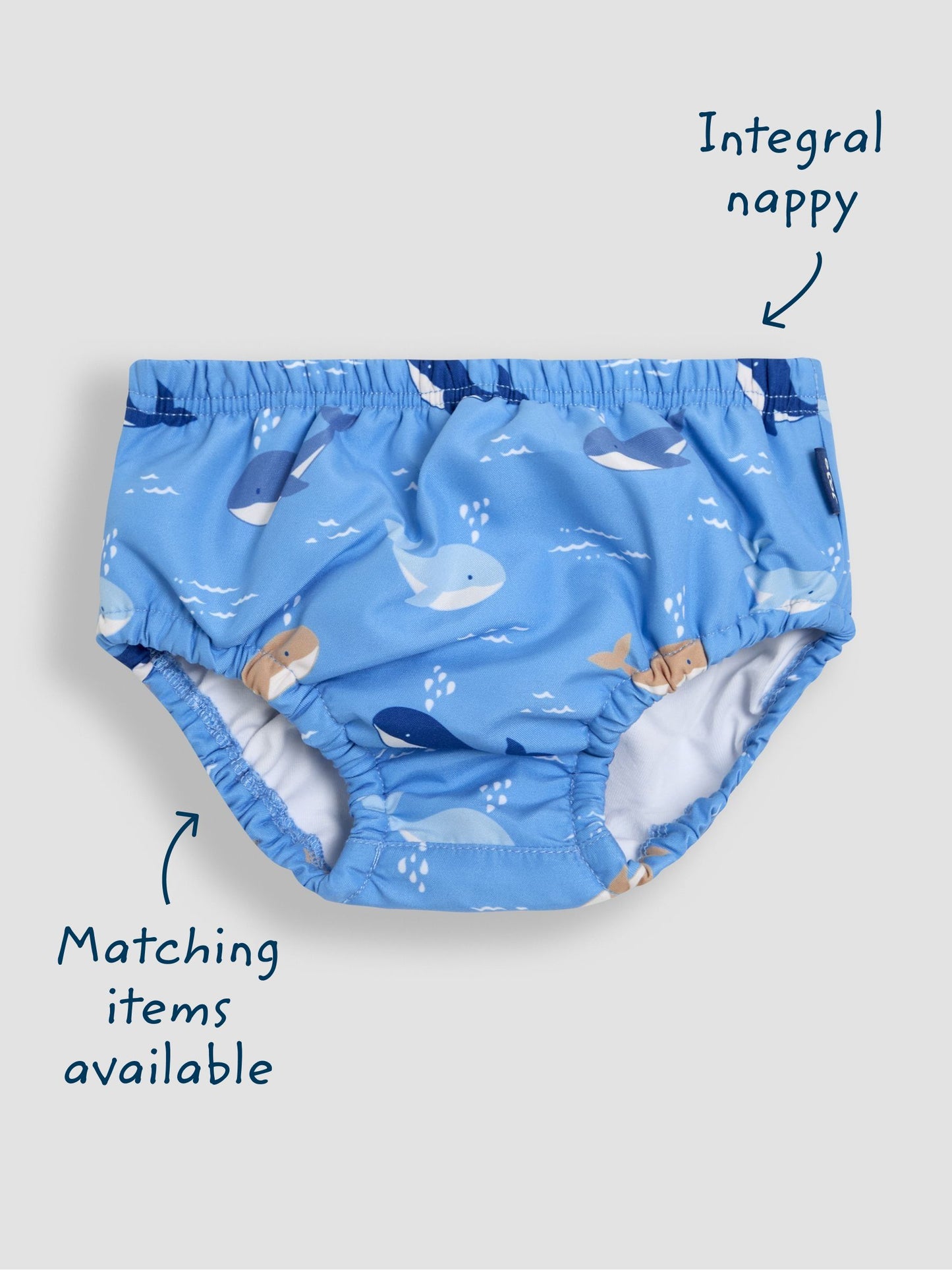 JoJo Maman Bébé Whale Swim Nappy image 4