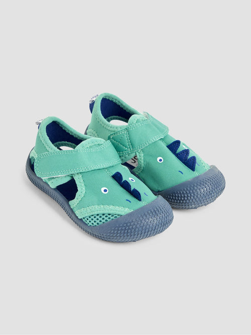 JoJo Maman Bébé Green Aqua Beach and Swim Sandals image 1