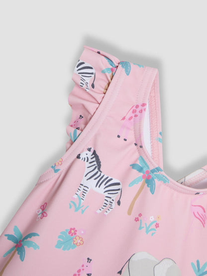 JoJo Maman Bébé Safari Swimsuit with Nappy image 3
