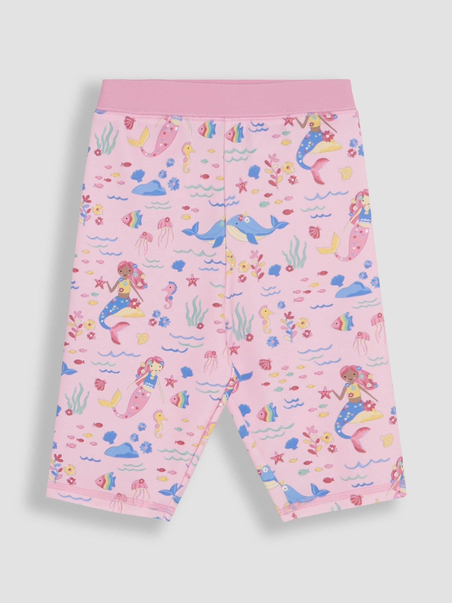 JoJo Maman Bébé Pink Mermaid 2-Piece UV Sunsafe Suit image 4