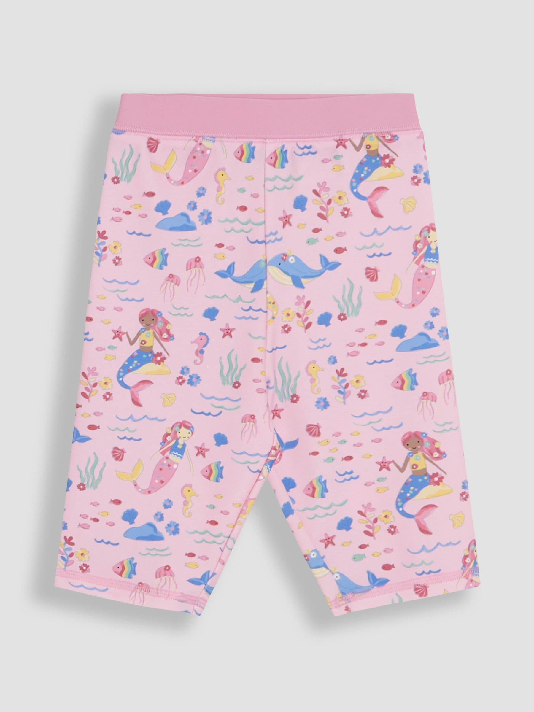 JoJo Maman Bébé Pink Mermaid 2-Piece UV Sunsafe Suit image 4
