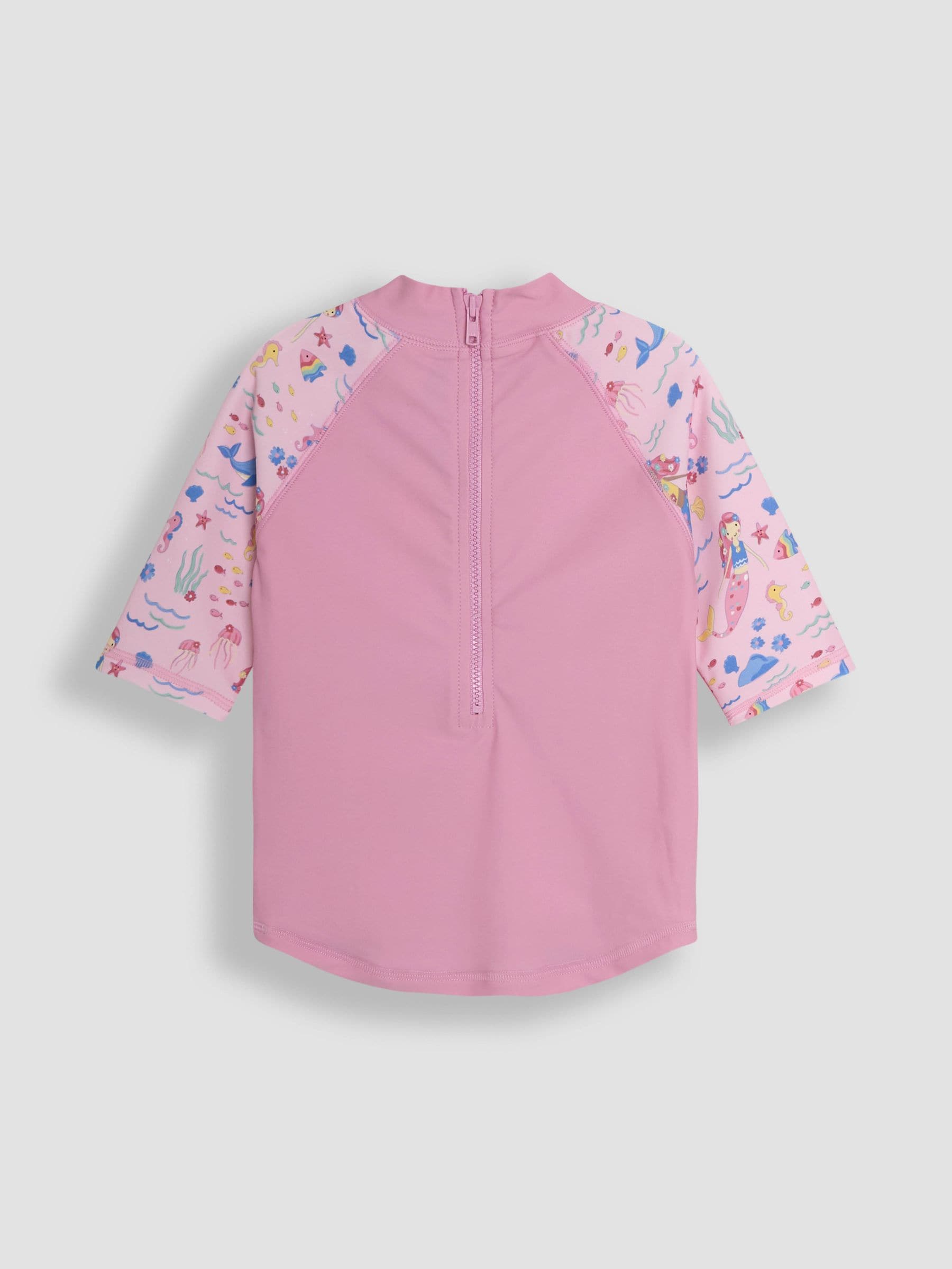 JoJo Maman Bébé Pink Mermaid 2-Piece UV Sunsafe Suit image 5