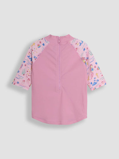 JoJo Maman Bébé Pink Mermaid 2-Piece UV Sunsafe Suit image 5