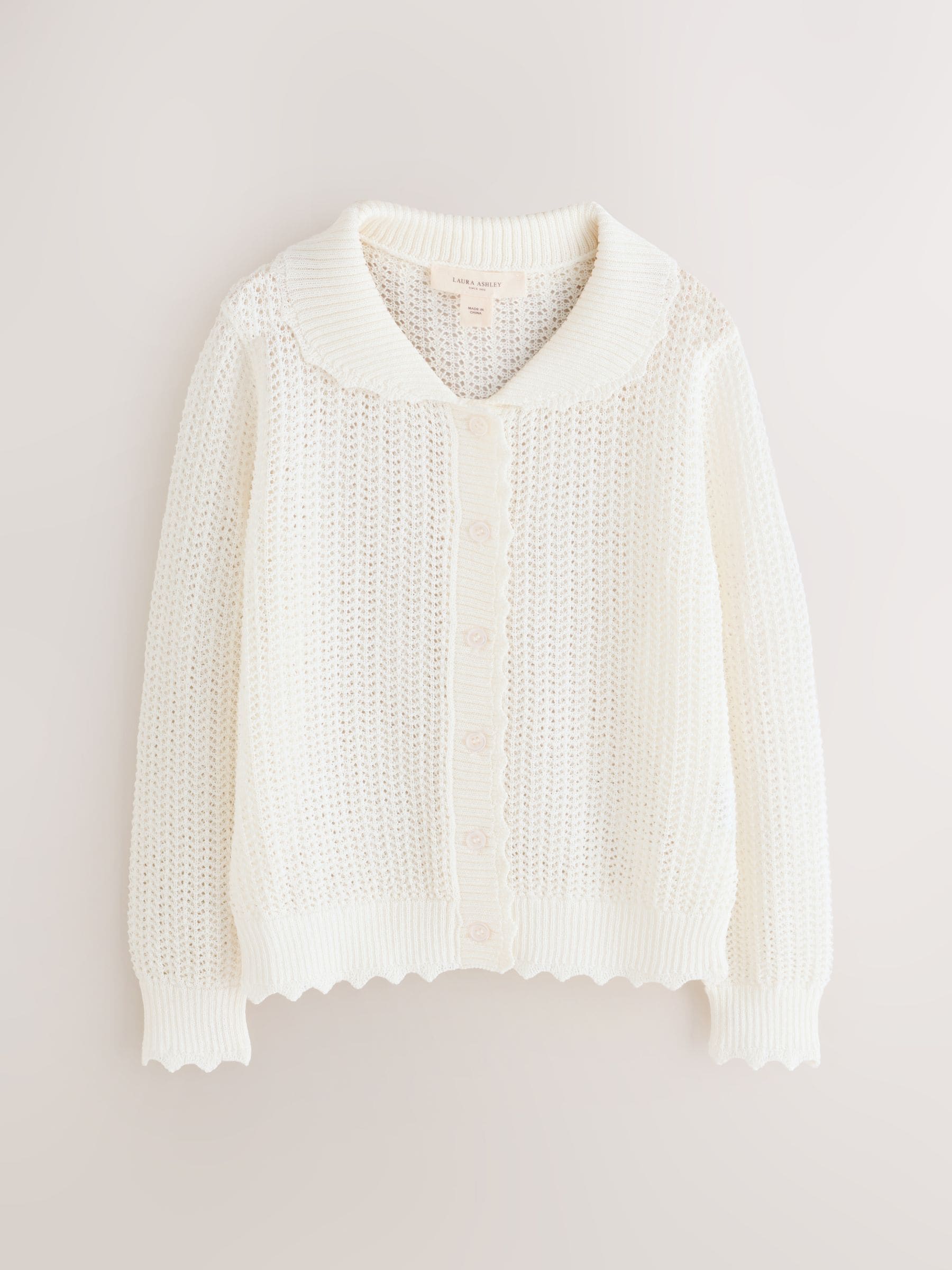 Dsiney Kidz - Laura Ashley Ecru White Knit Cardigan image 1