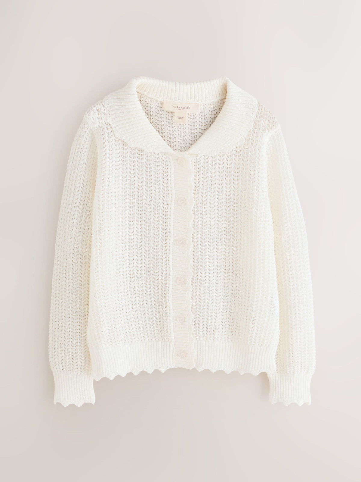 Dsiney Kidz - Laura Ashley Ecru White Knit Cardigan image 1