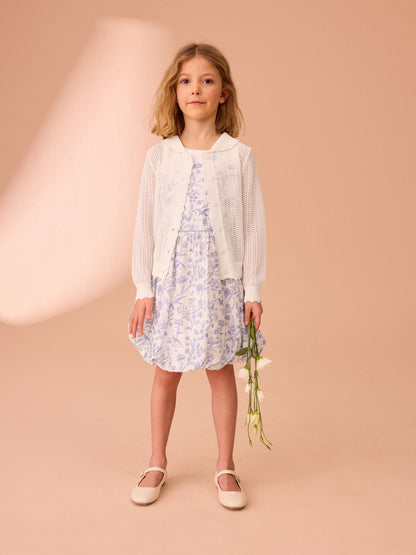 Dsiney Kidz - Laura Ashley Ecru White Knit Cardigan image 3