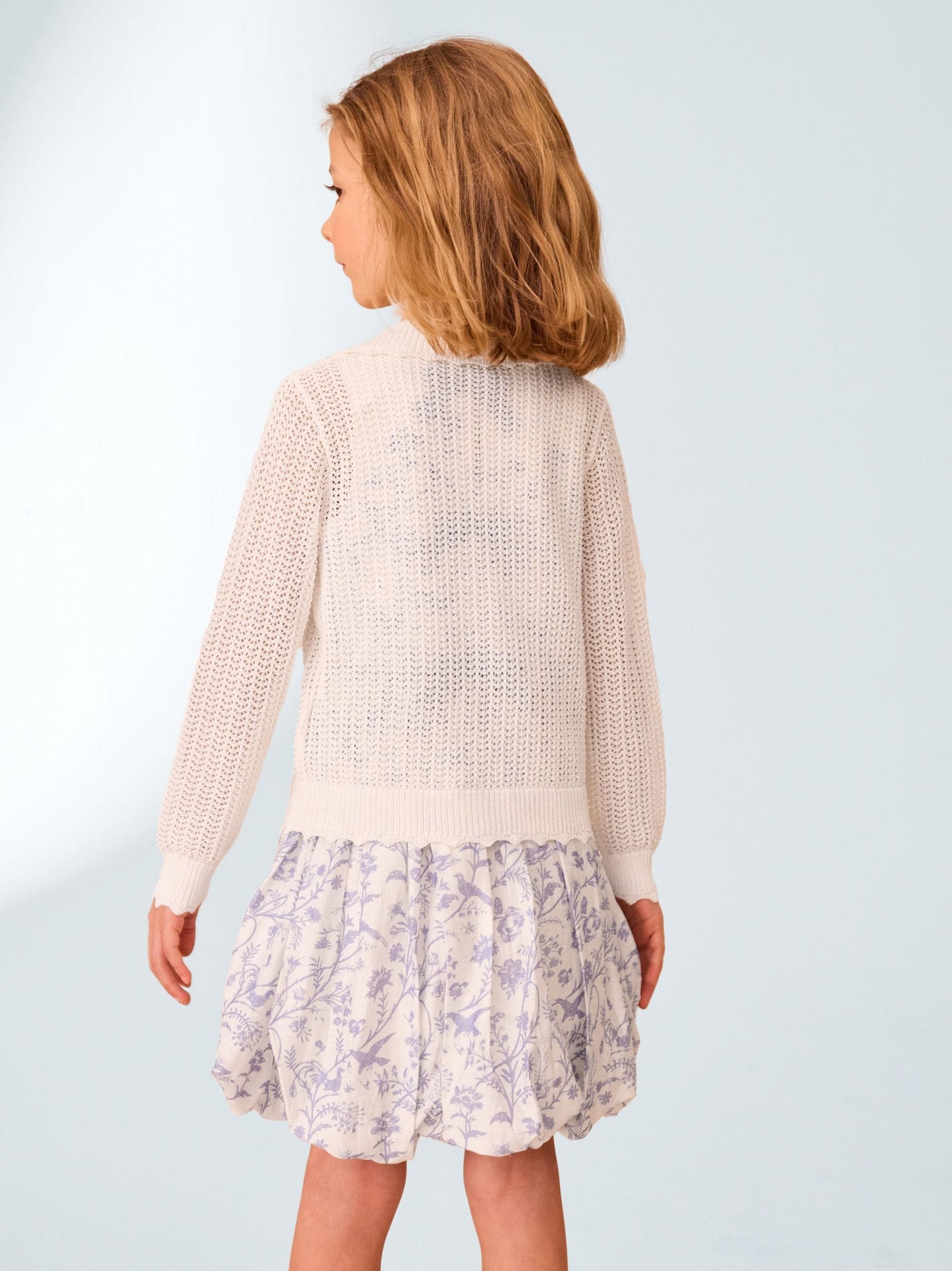 Dsiney Kidz - Laura Ashley Ecru White Knit Cardigan image 5