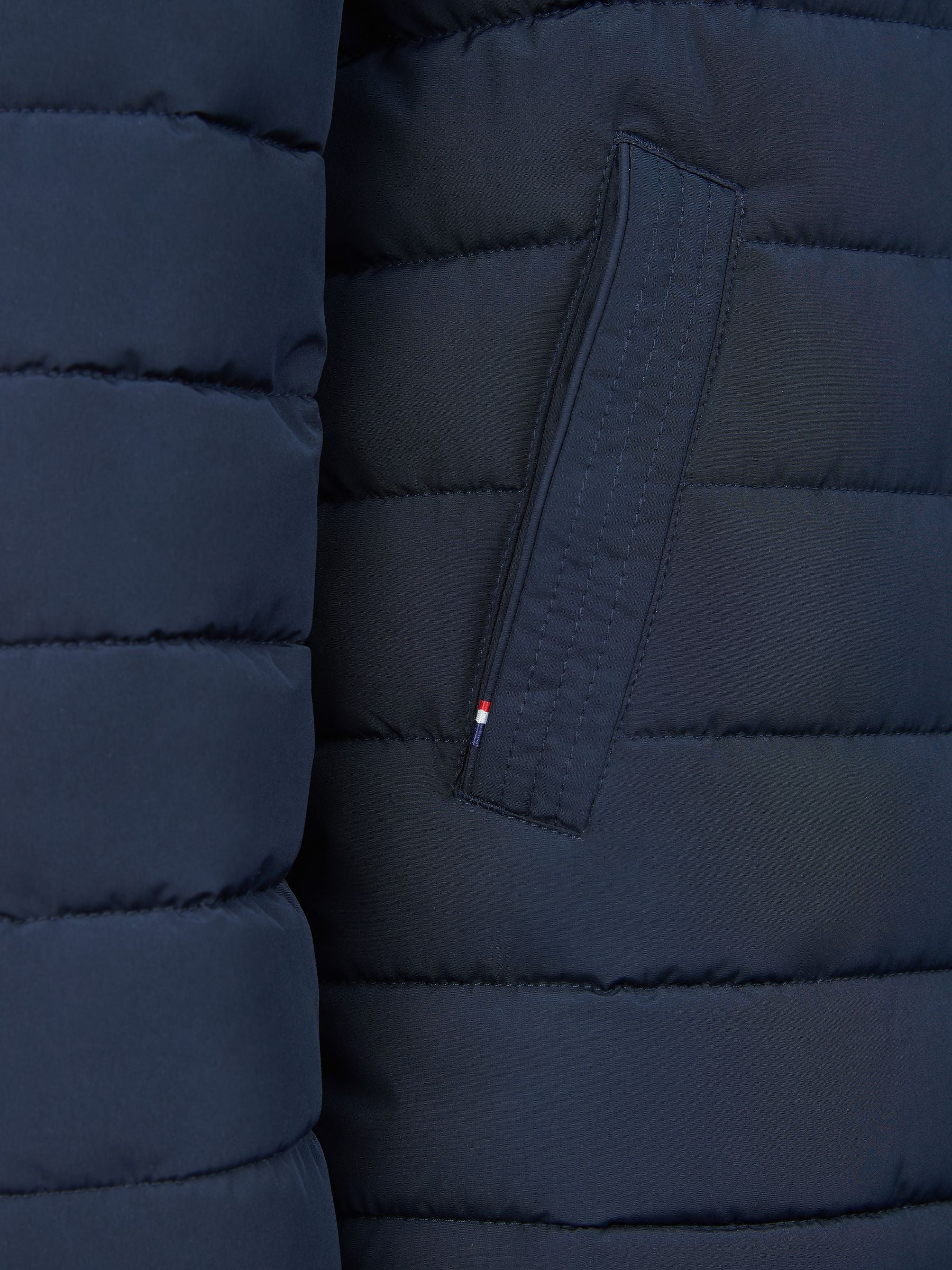 Dsiney Kidz - U.S. Polo Assn Dark Blue U.S. Polo Assn. Boys Lightweight Quilt Hooded Puffer Jacket image 6