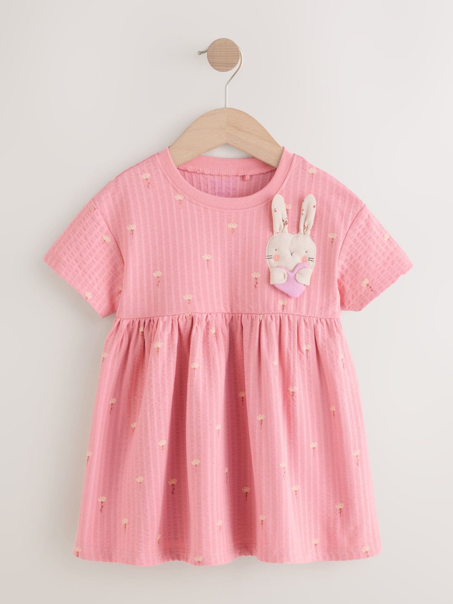 Pink Bunny Jersey Summer Dress (3mths-7yrs) image 5