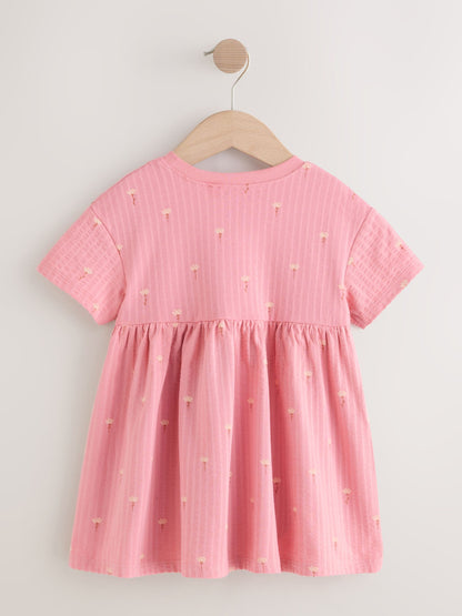 Pink Bunny Jersey Summer Dress (3mths-7yrs) image 6