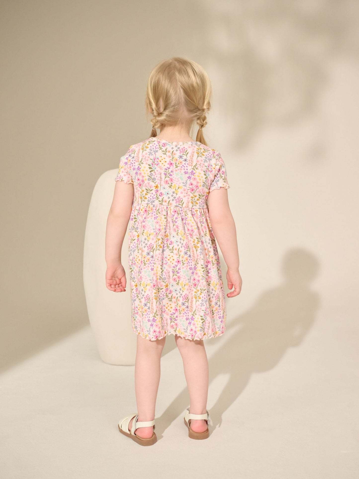 Floral Ribbed Jersey Dress (3mths-7yrs) image 3