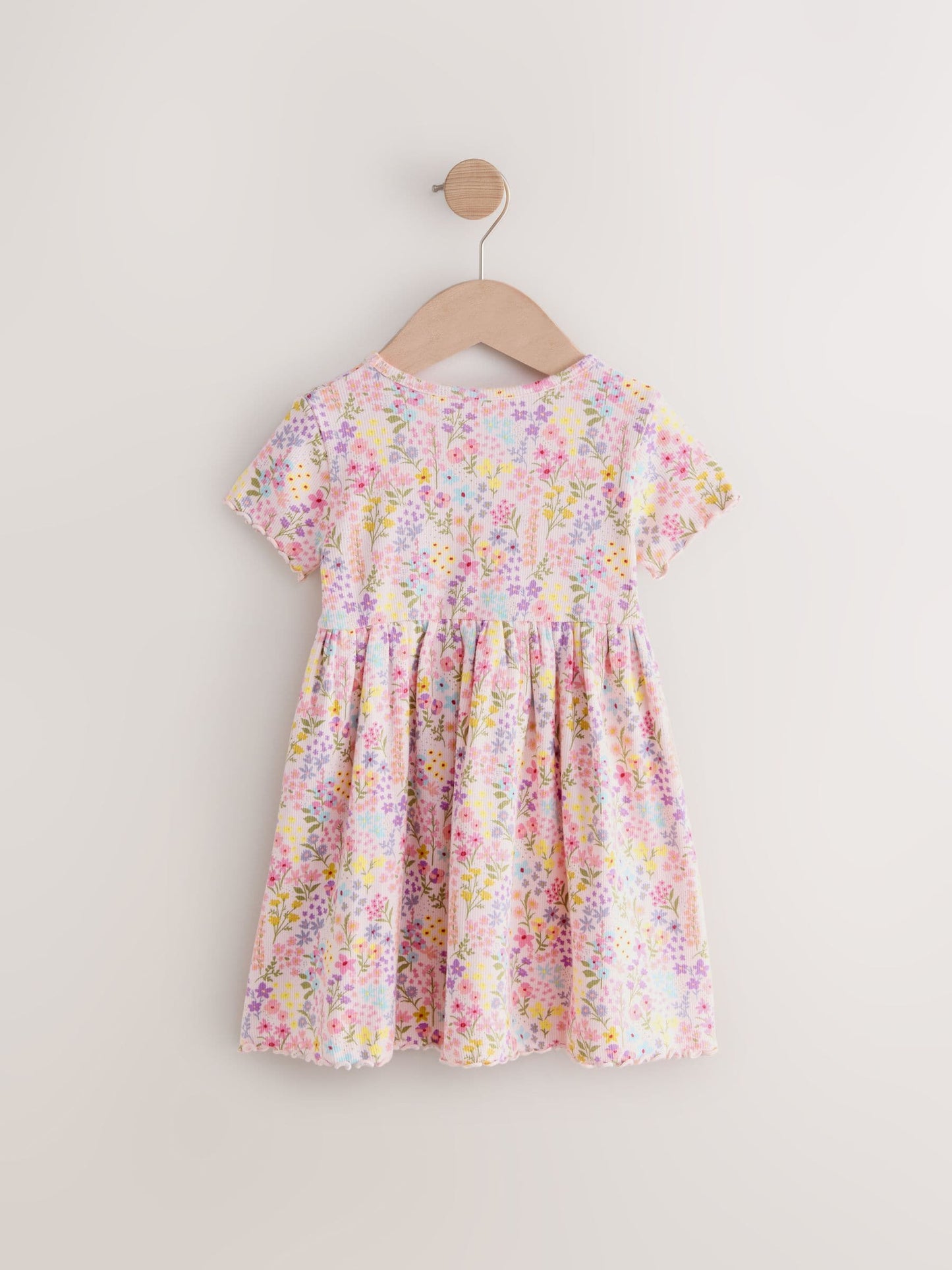 Floral Ribbed Jersey Dress (3mths-7yrs) image 6