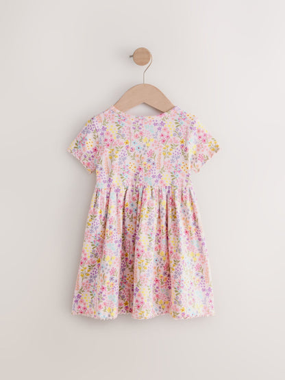 Floral Ribbed Jersey Dress (3mths-7yrs) image 6