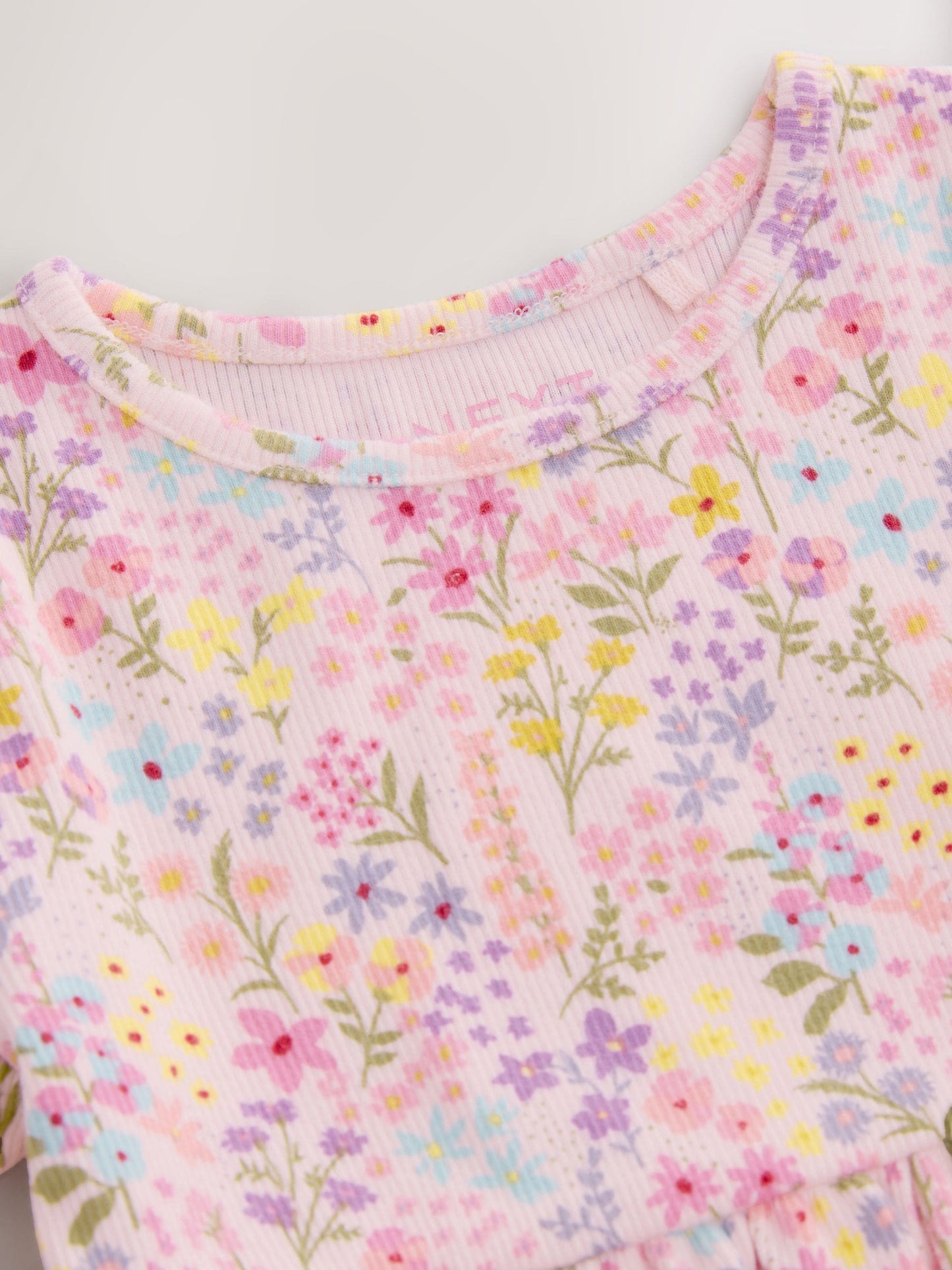Floral Ribbed Jersey Dress (3mths-7yrs) image 7