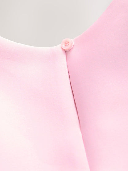 Pink Sleeveless Floral Party Dress (3mths-7yrs)