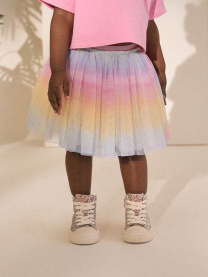 Rainbow/Pink Top and Tutu Skirt Set (3mths-7yrs) image 2