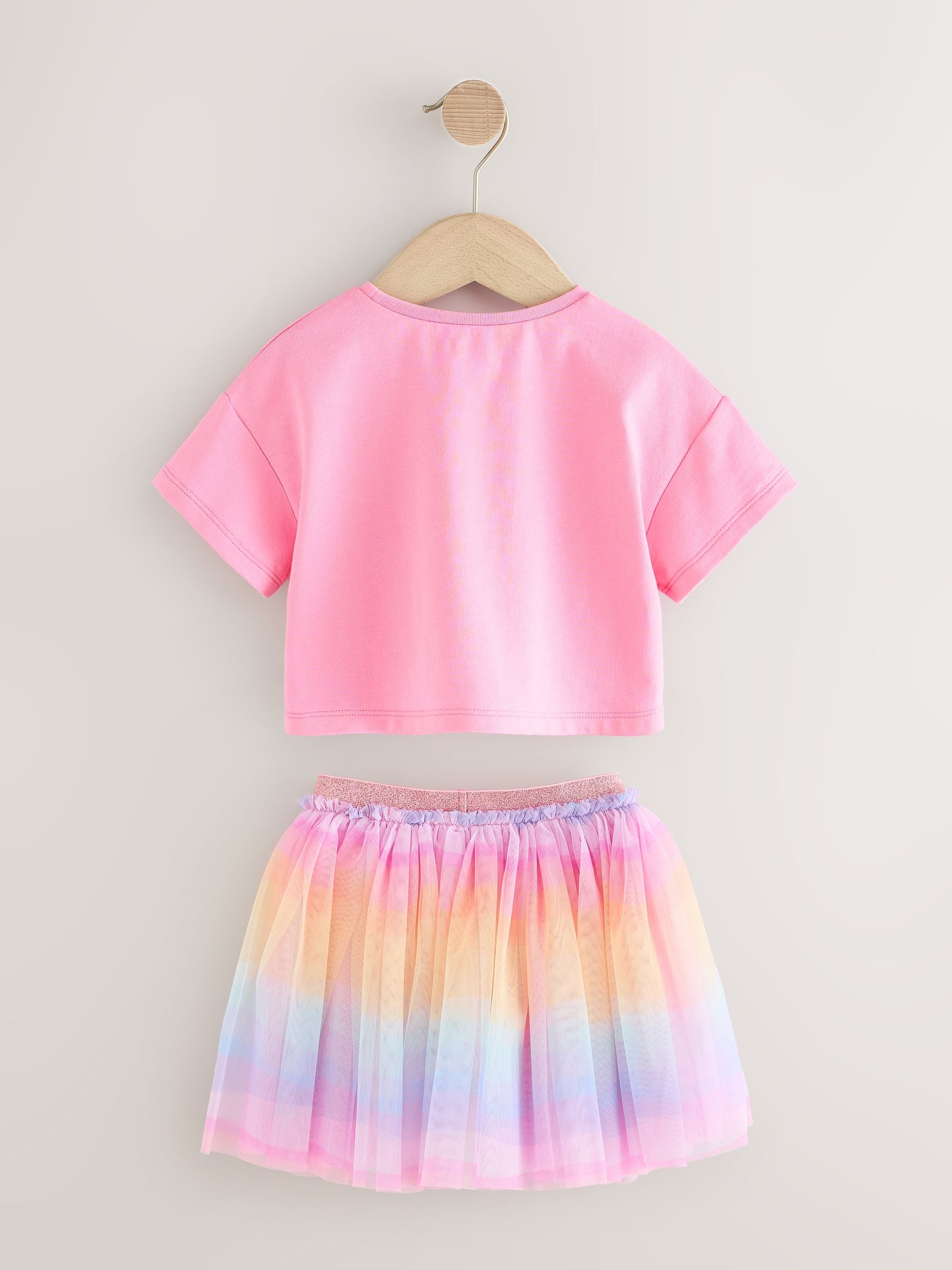 Rainbow/Pink Top and Tutu Skirt Set (3mths-7yrs) image 6
