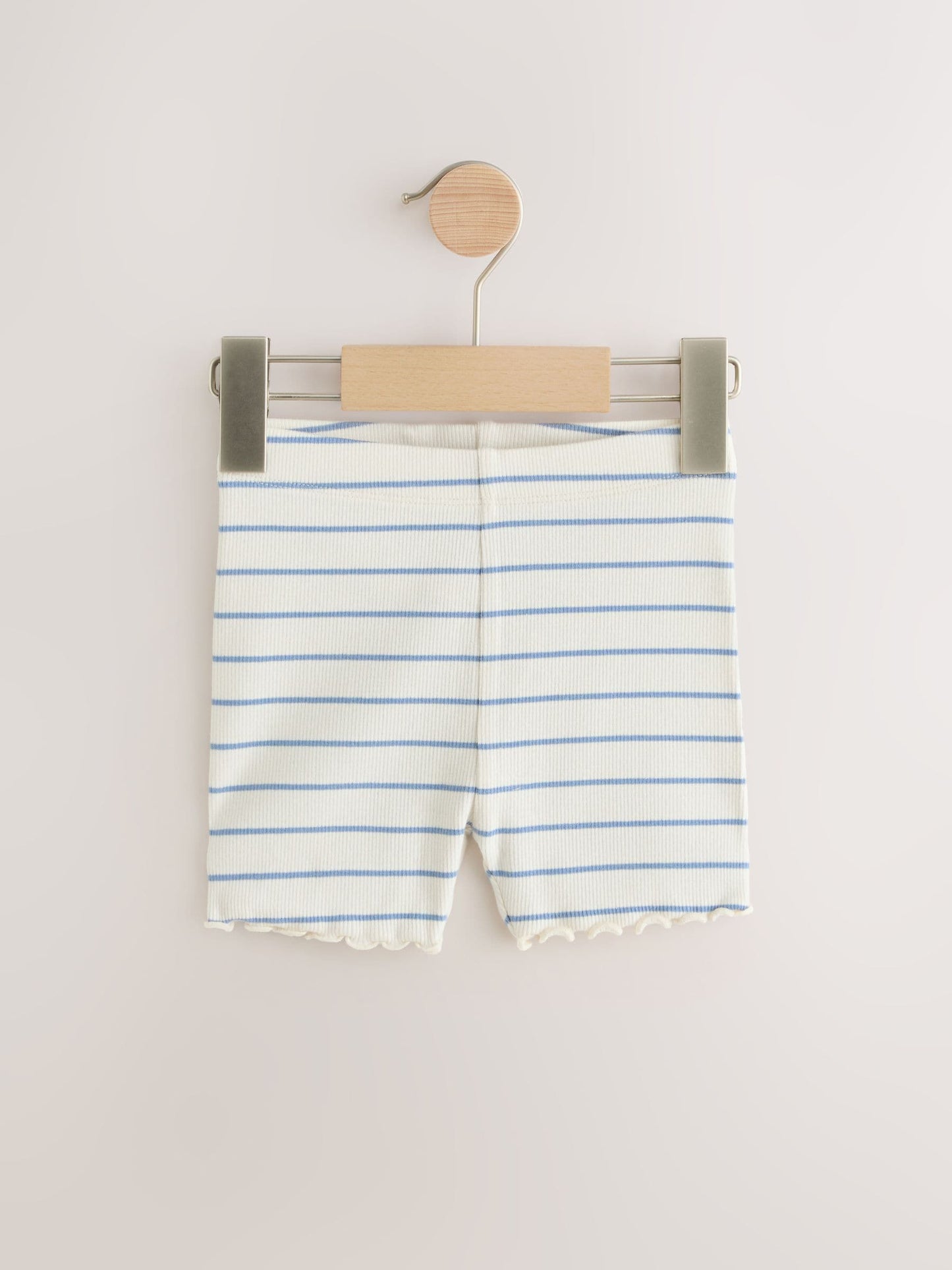 Blue Ribbed Shorts 5 Pack (3mths-7yrs) image 5