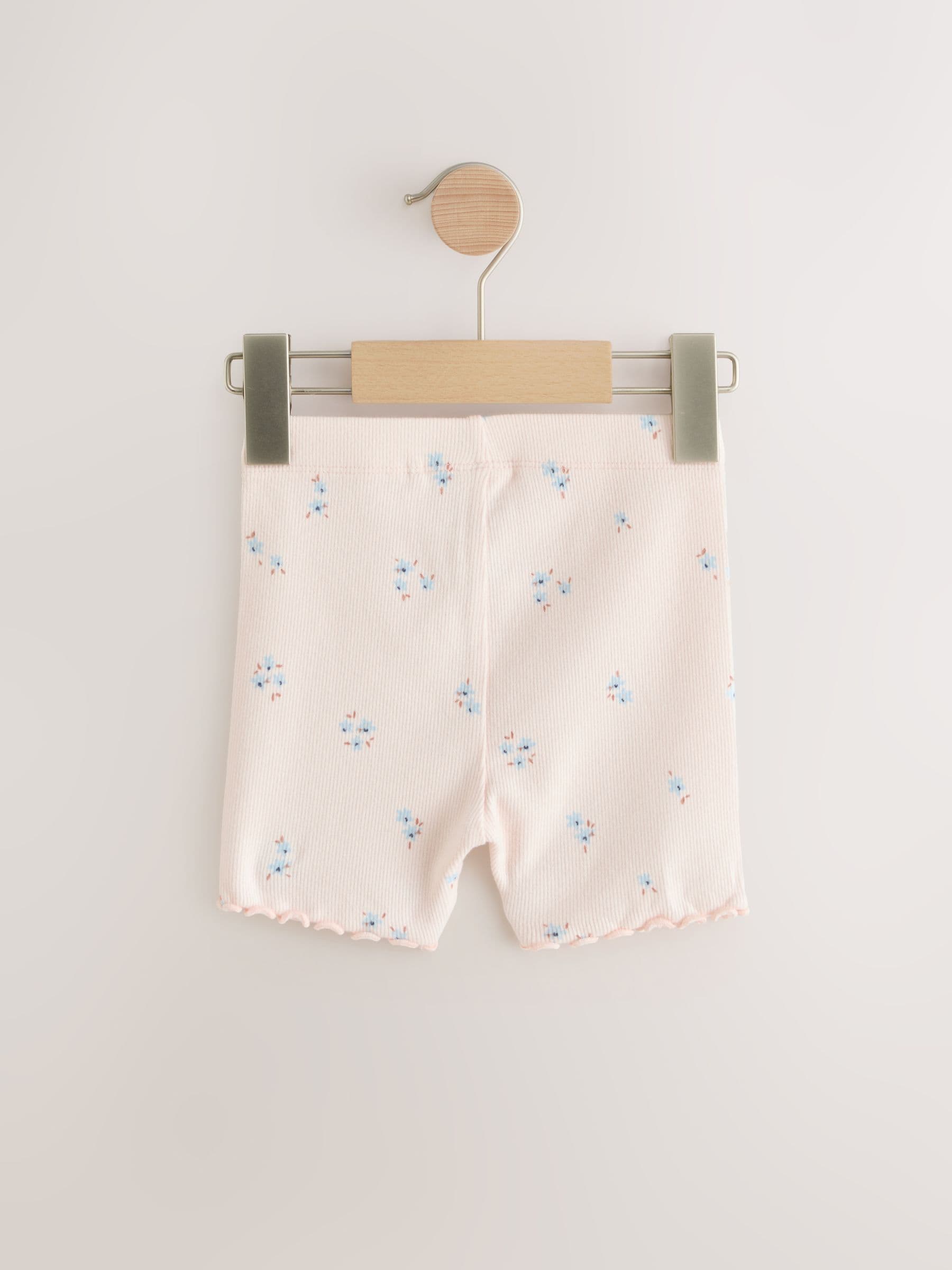 Blue Ribbed Shorts 5 Pack (3mths-7yrs) image 7
