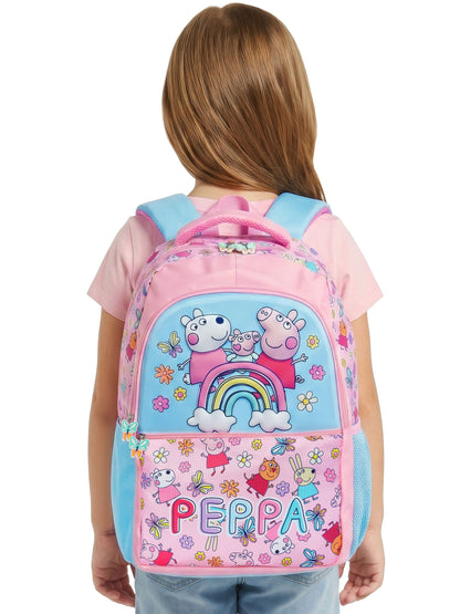 Character Blue Peppa Pig Backpack Peppa And Suzy Sheep - image 2