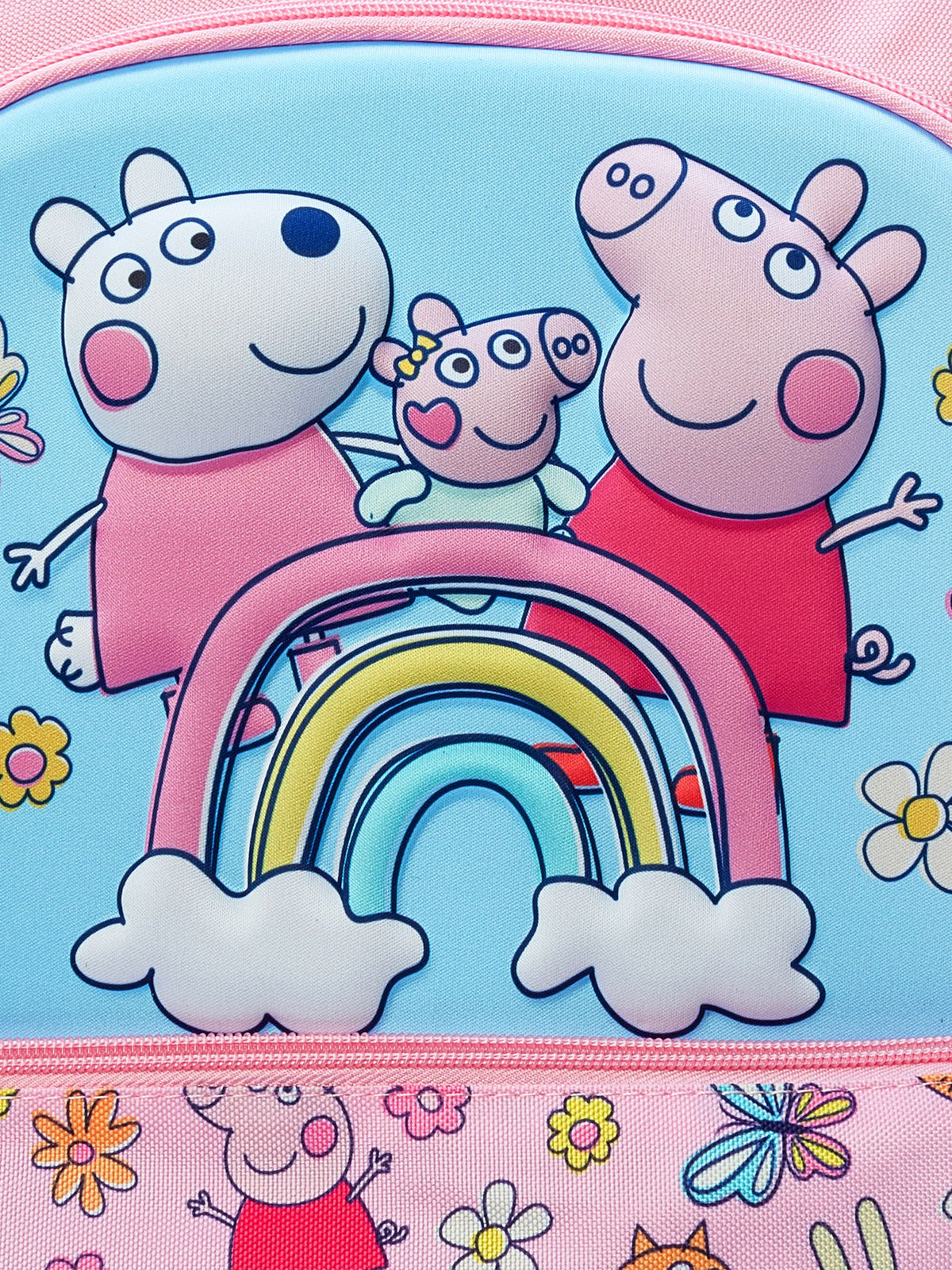 Character Blue Peppa Pig Backpack Peppa And Suzy Sheep - image 8
