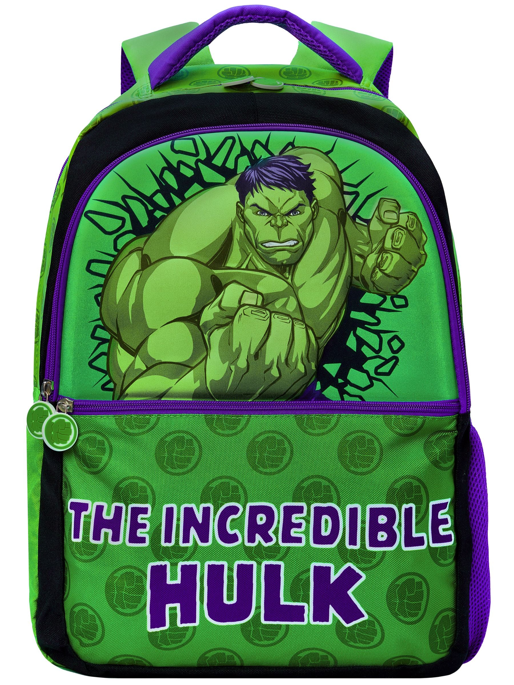Character Green Marvel The Incredible Hulk Backpack 3D Hulk image 1