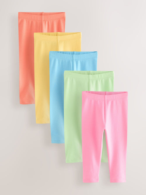 Multi Leggings 5 Pack (3mths-7yrs) image 1