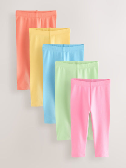 Multi Leggings 5 Pack (3mths-7yrs) image 1