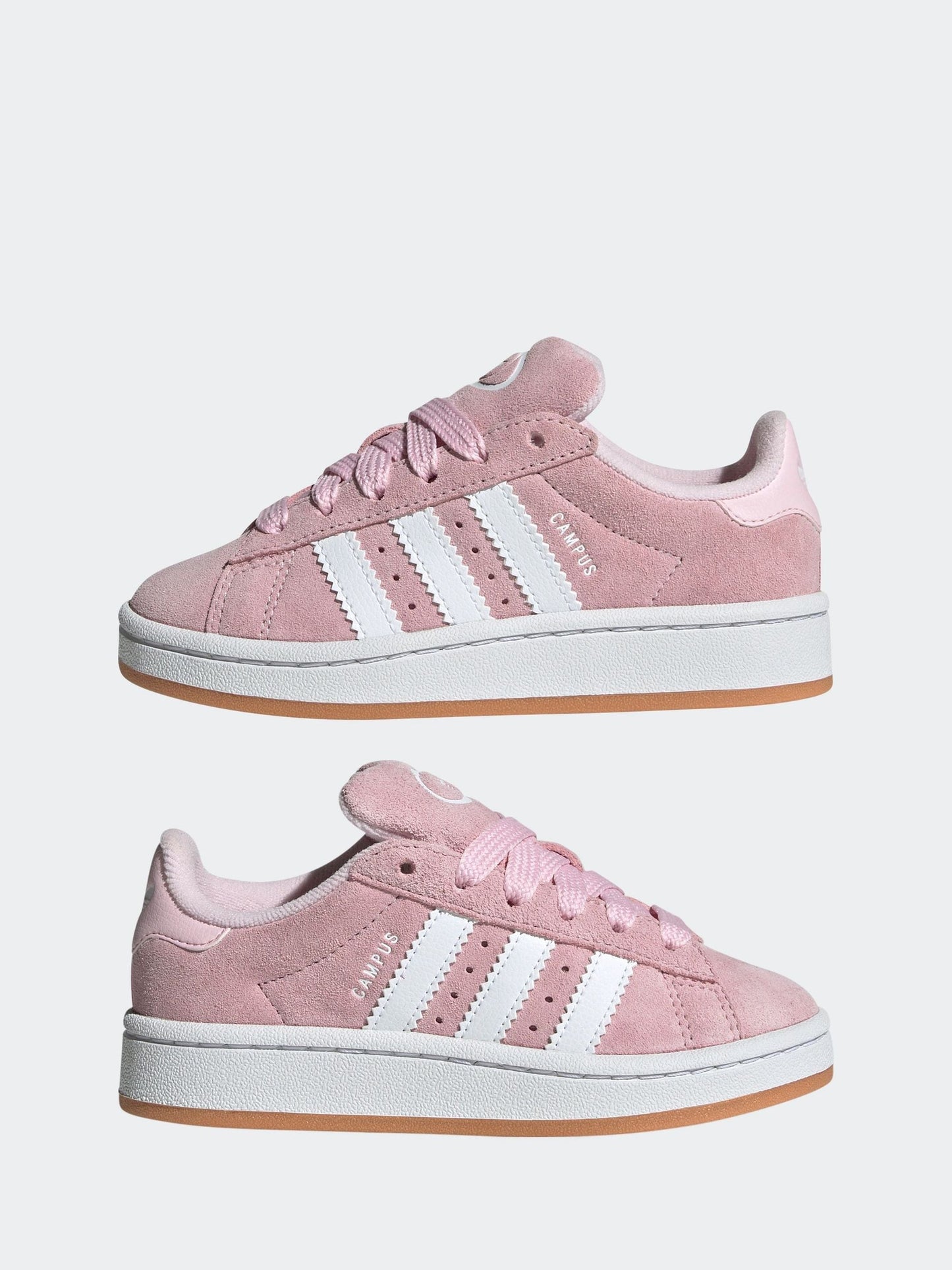 adidas Originals Light Pink Campus 00s Elastic Lace Kids Trainers image 6