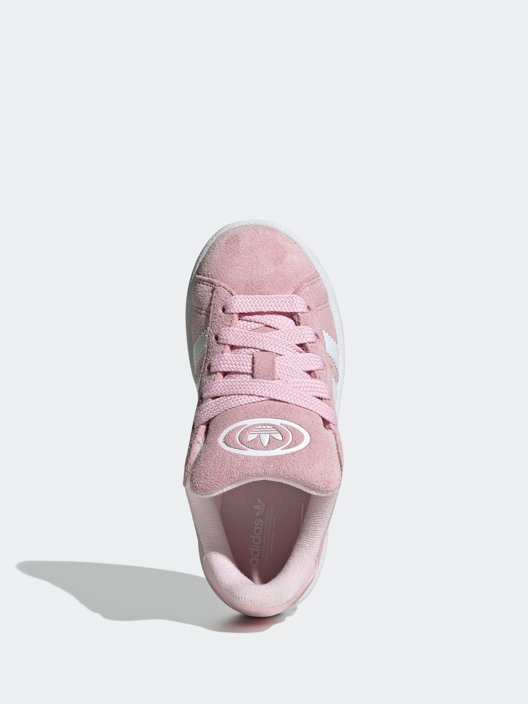 adidas Originals Light Pink Campus 00s Elastic Lace Kids Trainers image 7