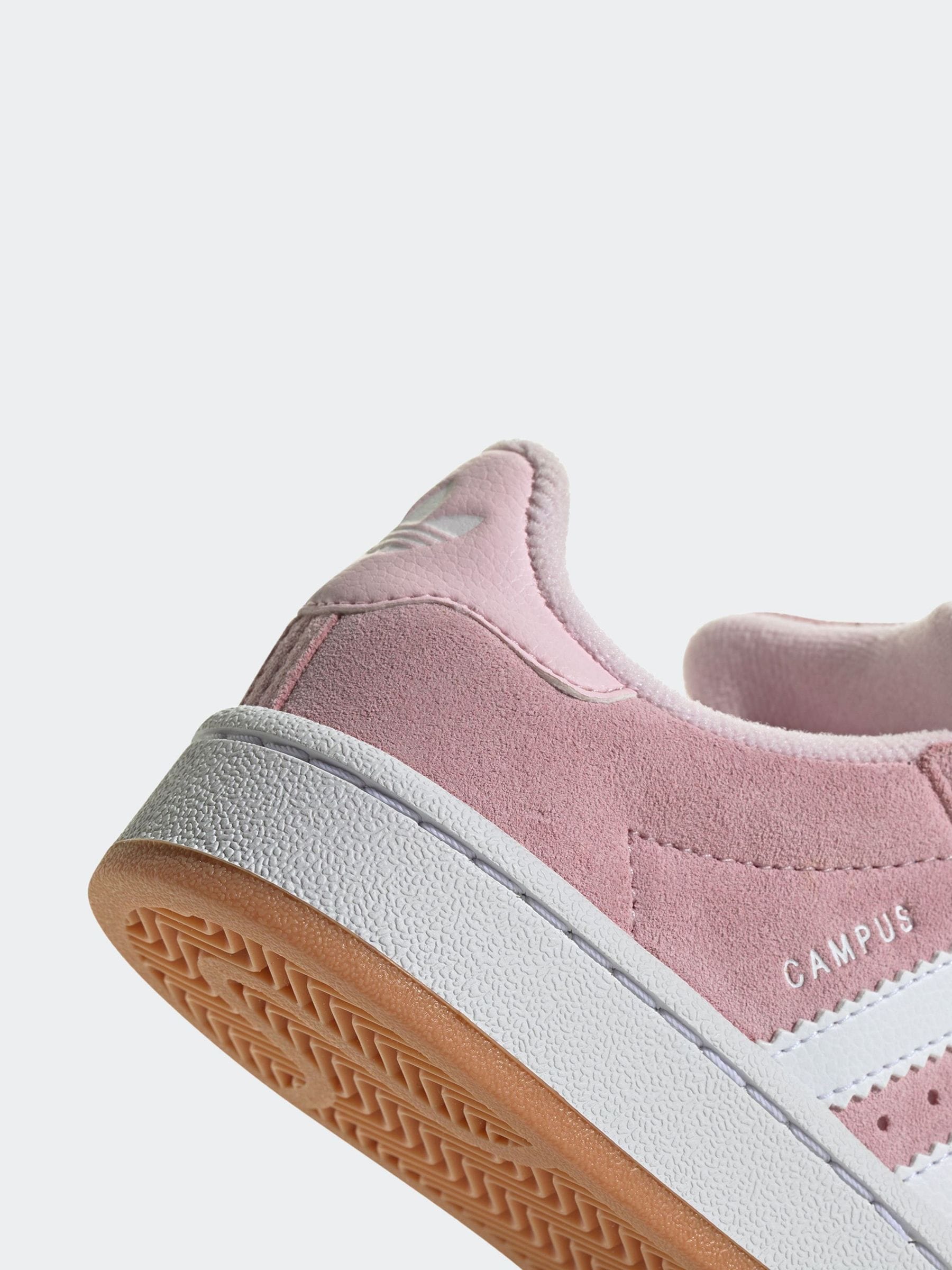 adidas Originals Light Pink Campus 00s Elastic Lace Kids Trainers image 9