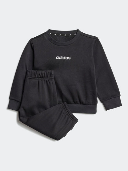 adidas Black Essentials Infant Kids Joggers Set image 1