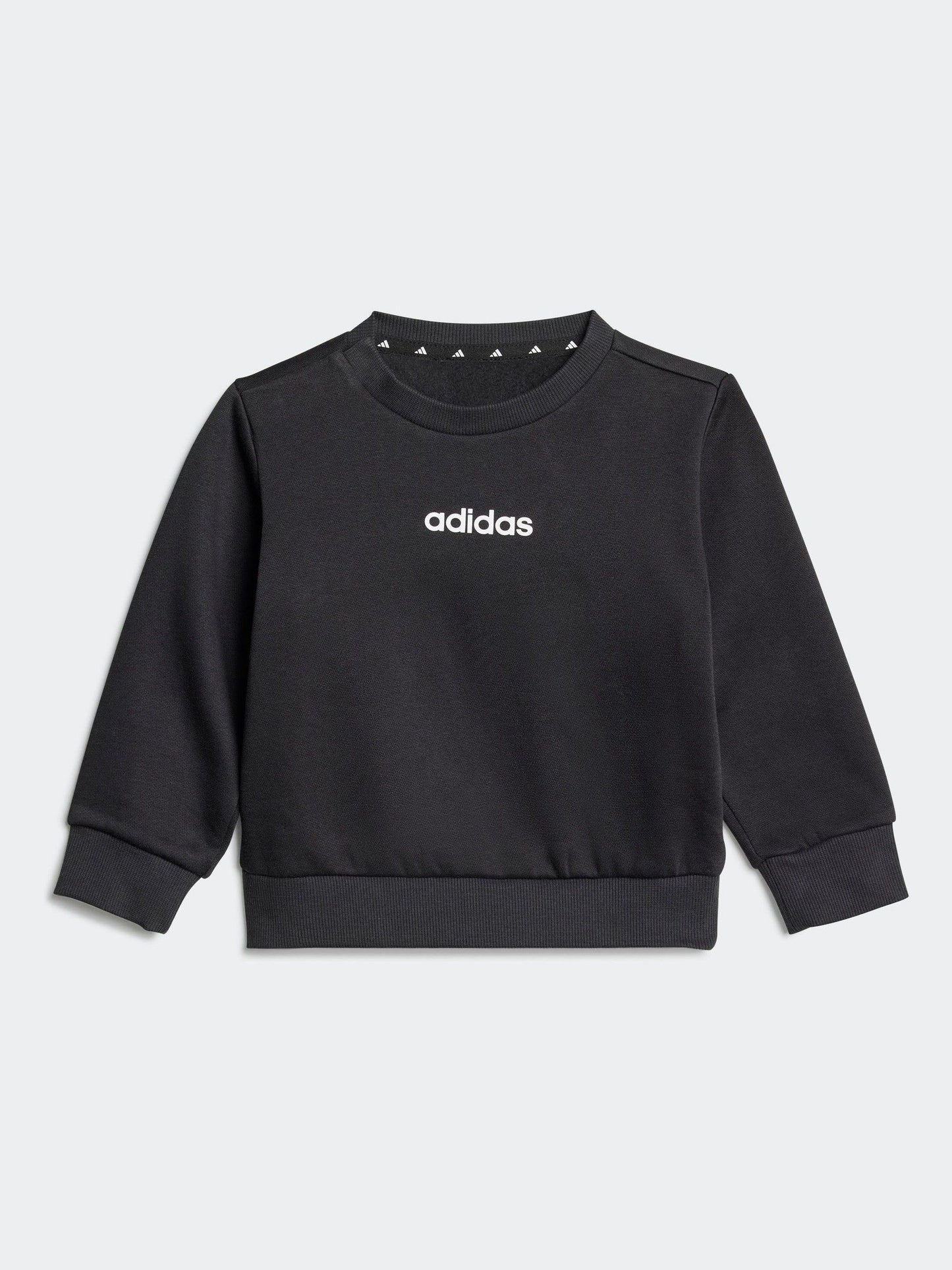 adidas Black Essentials Infant Kids Joggers Set image 2