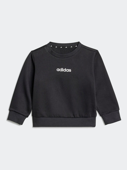 adidas Black Essentials Infant Kids Joggers Set image 2