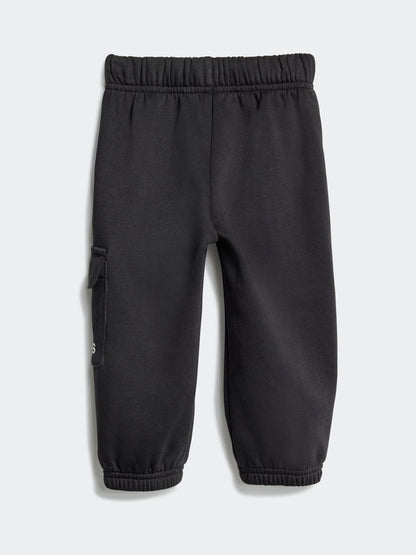 adidas Black Essentials Infant Kids Joggers Set image 4