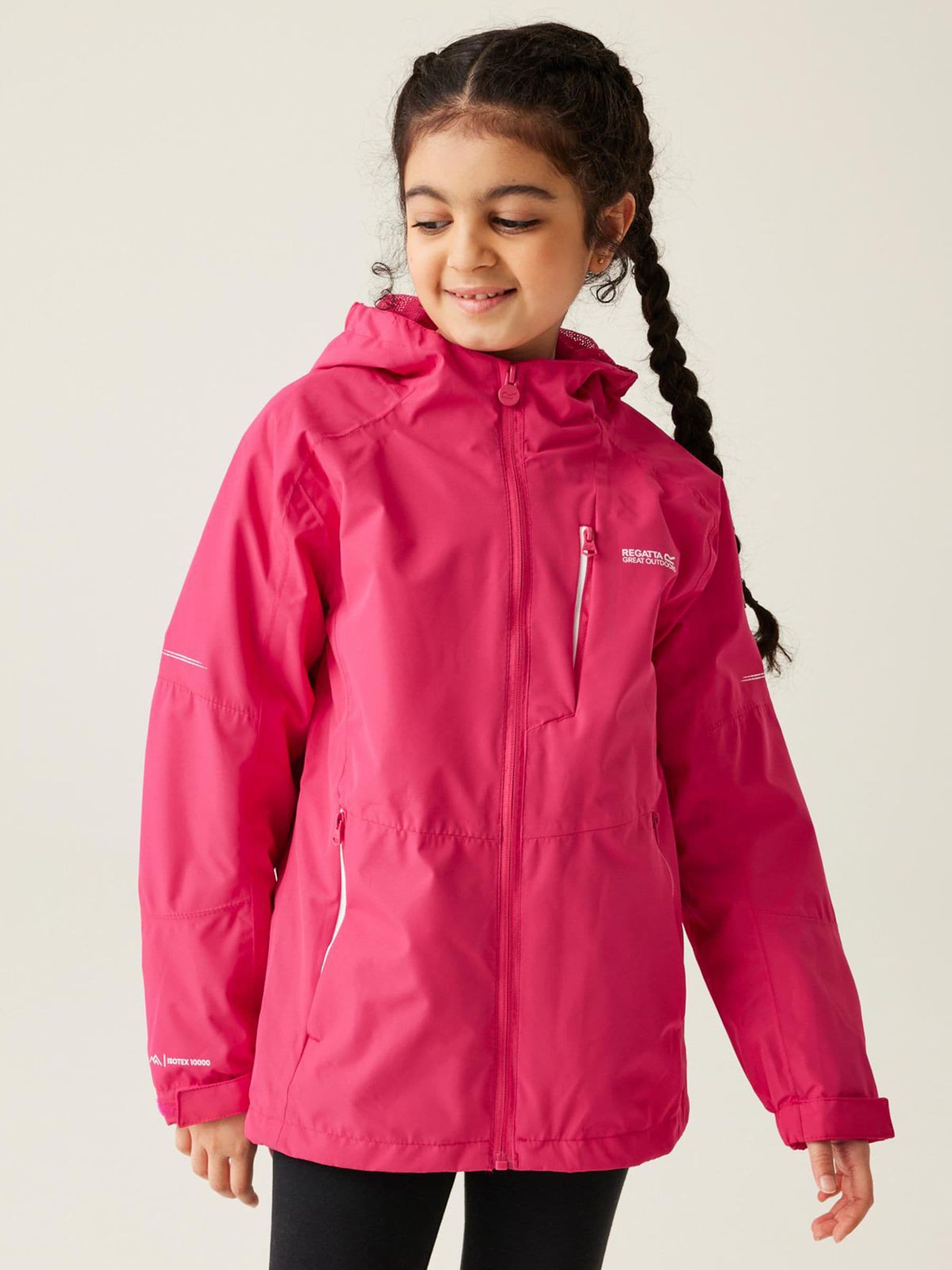 Dsiney Kidz - Regatta Pink Junior Calderdale III Waterproof Jacket image 1